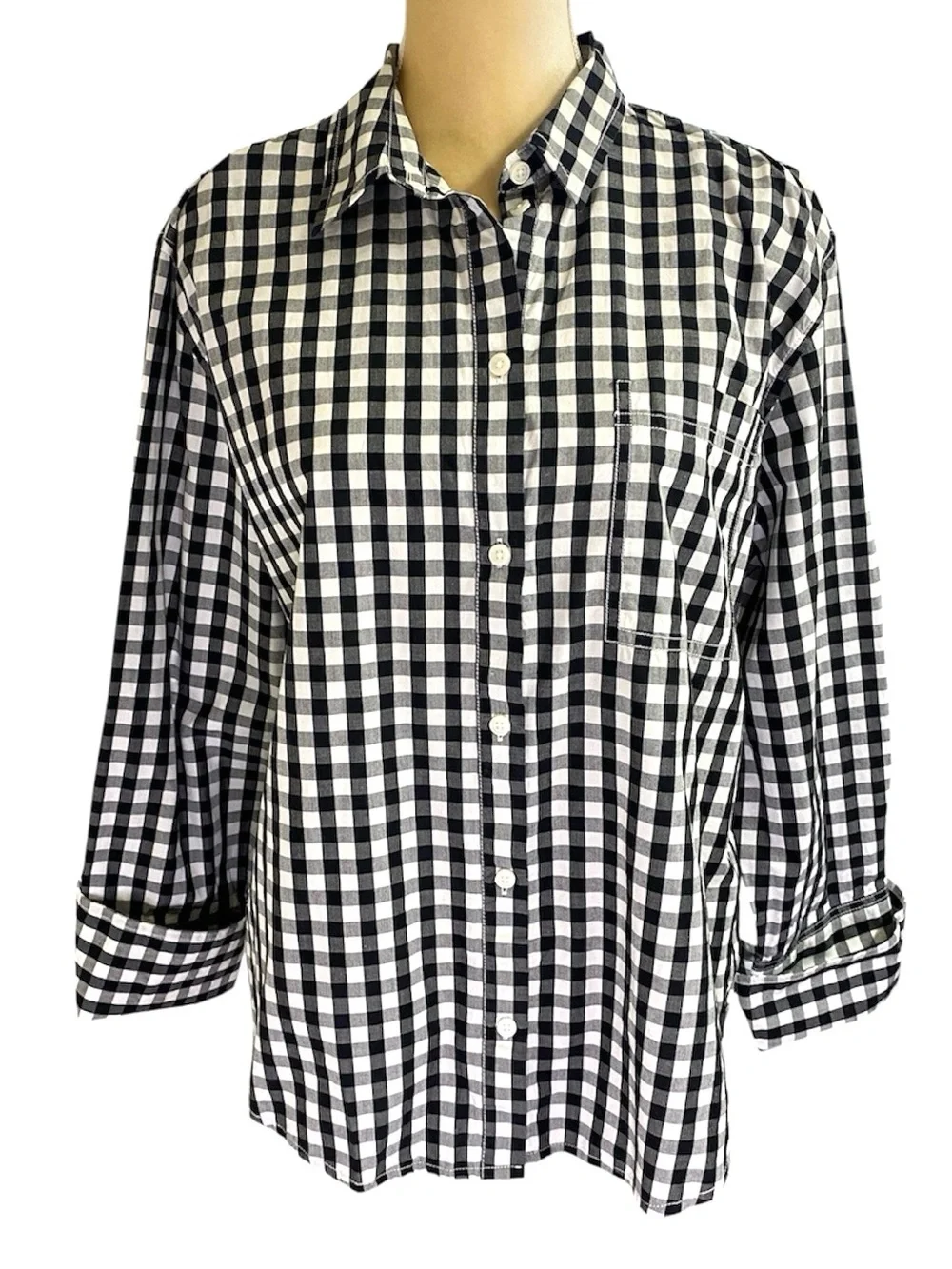 J. Crew Garcon Shirt in Gingham Cotton Poplin